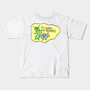 Microbes ON BOARD Kids T-Shirt